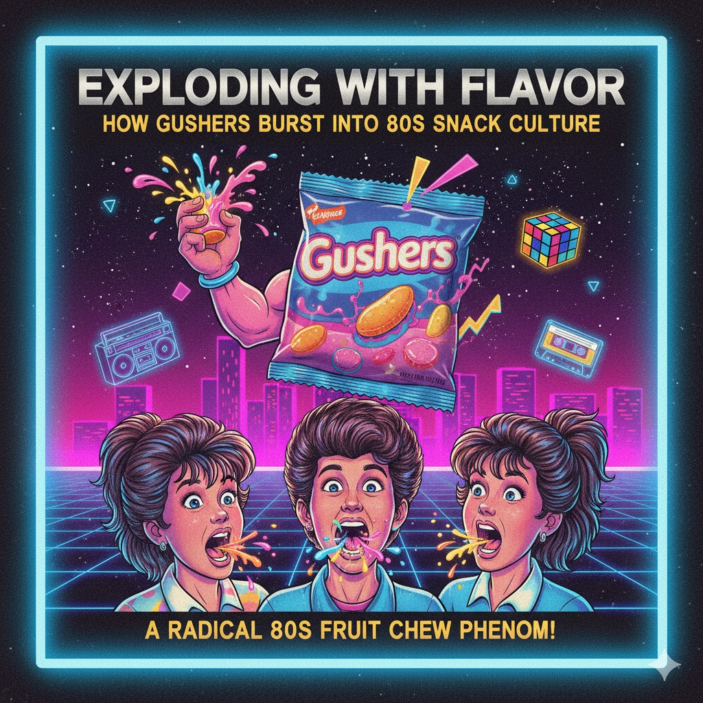 Exploding with Flavor: How Gushers Burst into 80s Snack Culture