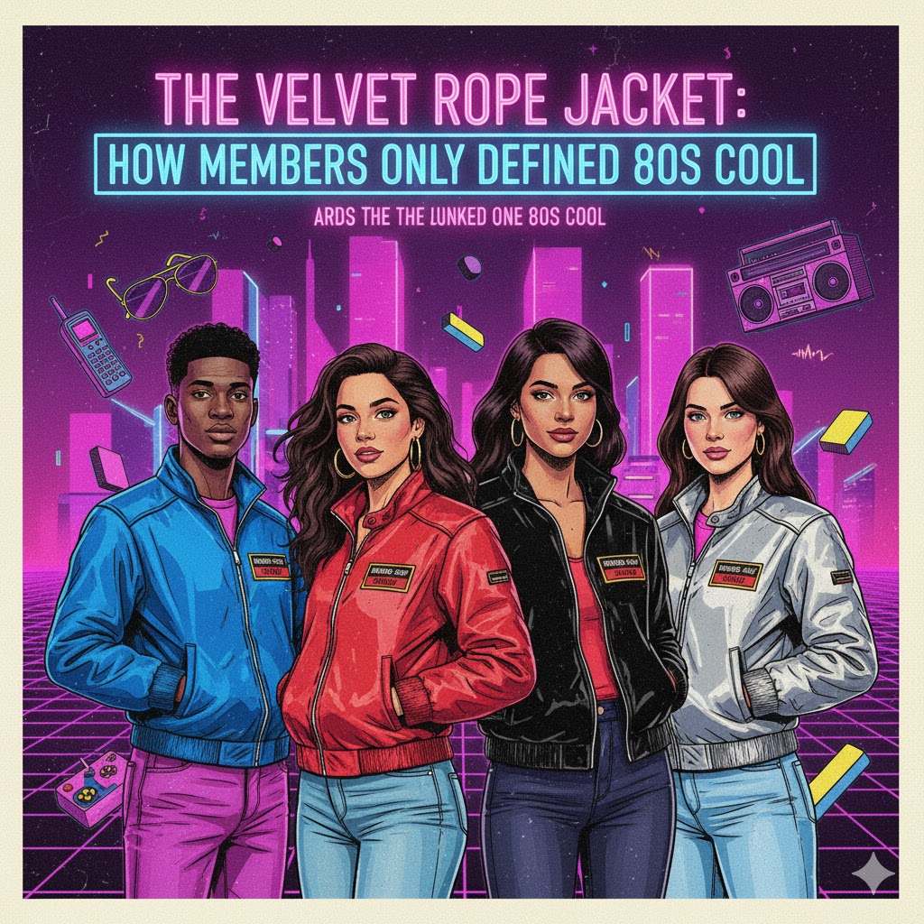 The Velvet Rope Jacket: How Members Only Defined 80s Cool