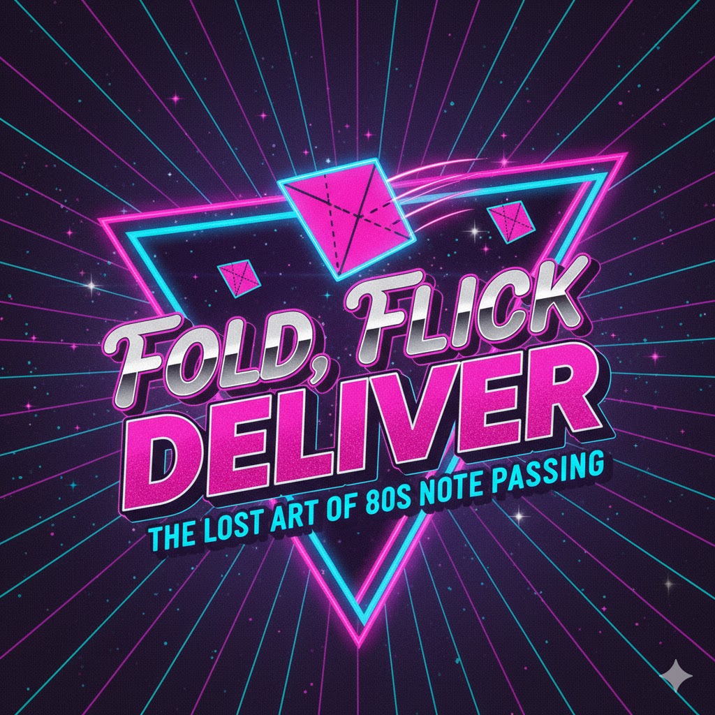 Fold, Flick, Deliver: The Lost Art of 80s Note Passing