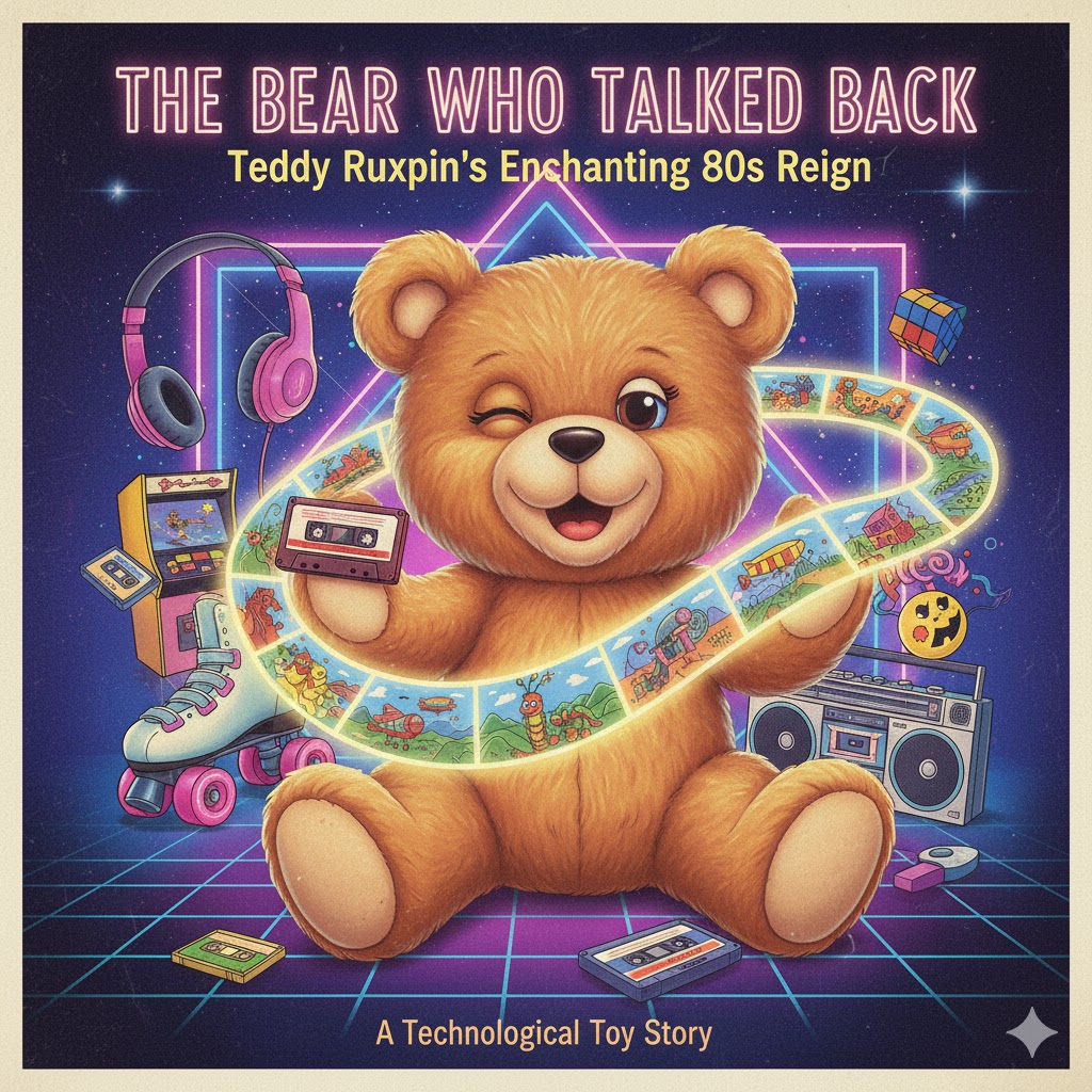 The Bear Who Talked Back: Teddy Ruxpin’s Enchanting 80s Reign