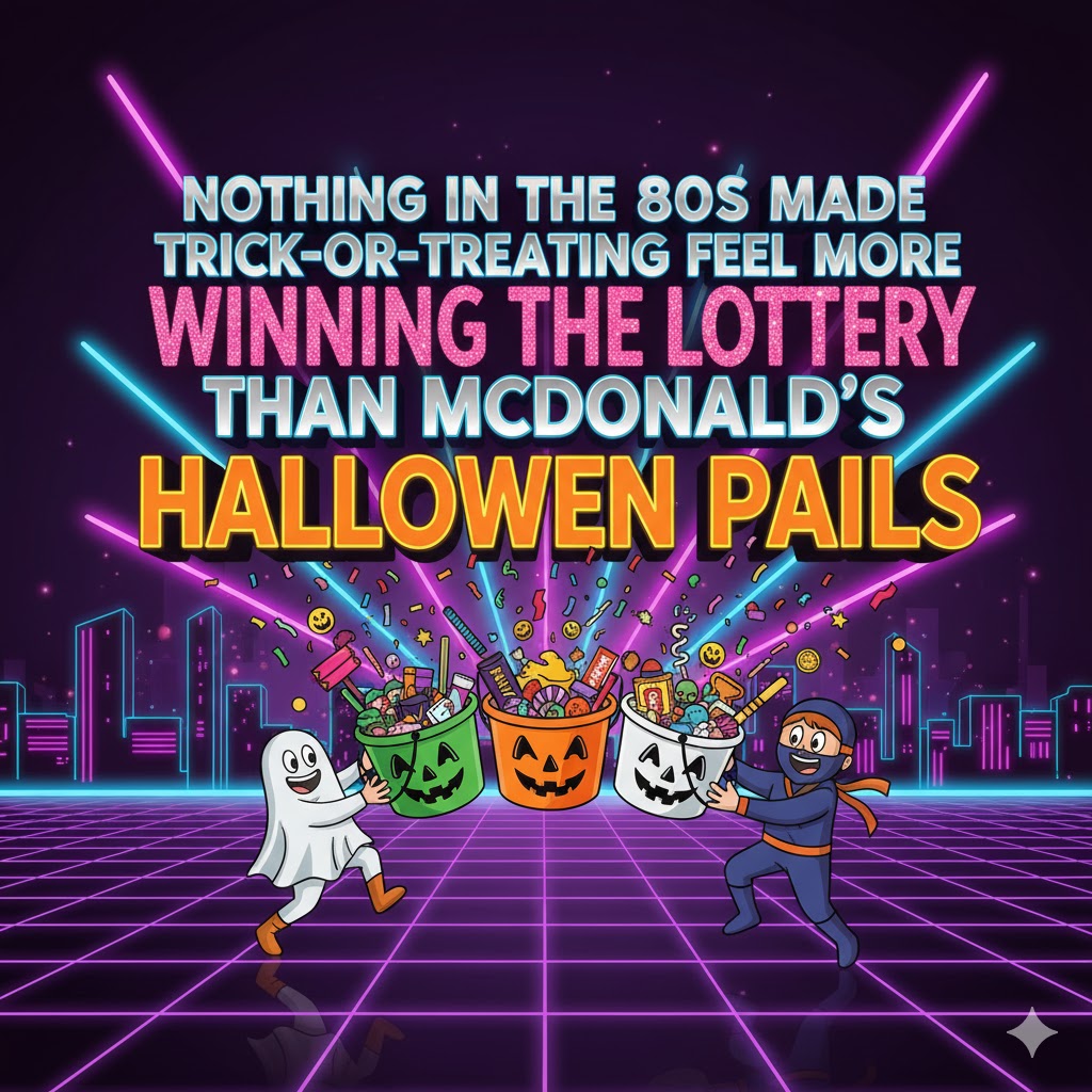 Nothing in the 80s Made Trick-or-Treating Feel More Like Winning the Lottery Than McDonald’s Halloween Pails